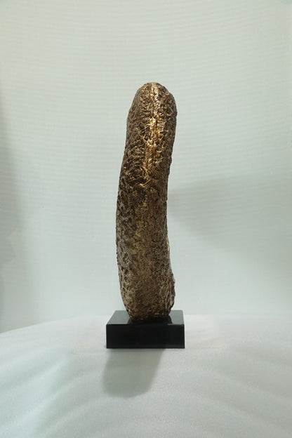 Textured Oval Resin Sculpture artistic sculpture by Artsmiley