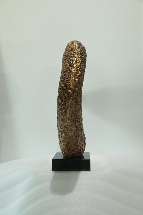 Textured Oval Resin Sculpture artistic sculpture by Artsmiley