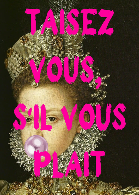 Taisez Sil Vous Typography