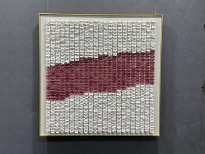 Gilded Acrylic Abstract Wall Art Square Design | Art Smiley Decor UAE