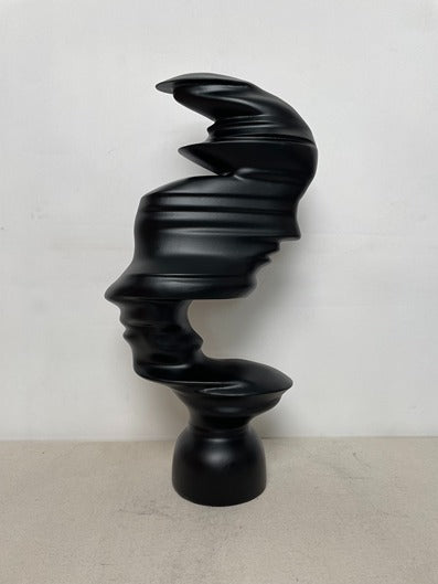 Black Tornado Resin Sculpture artistic sculpture by Artsmiley