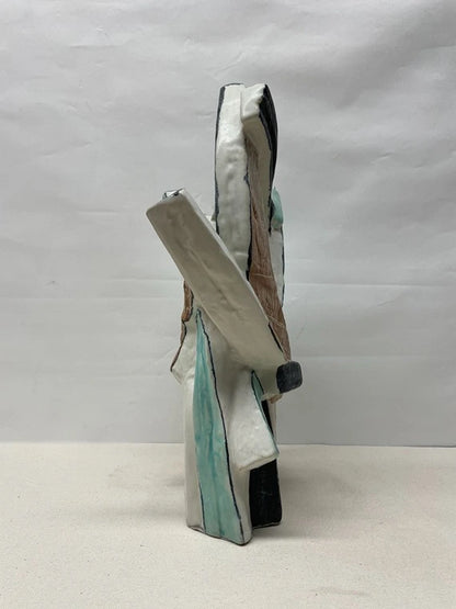 Modern Loop Ceramic Sculpture
