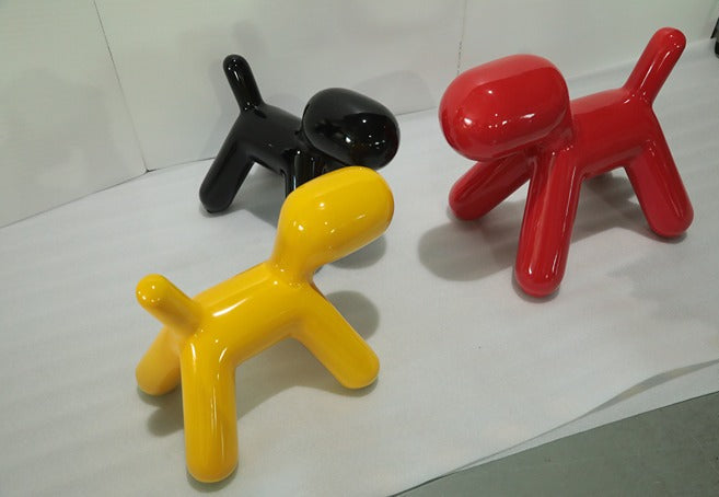 Puppy Seat Fiberglass Sculpture artistic sculpture by Artsmiley