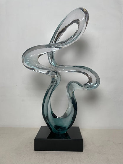 Abstract Loop Resin Sculpture artistic sculpture by Artsmiley