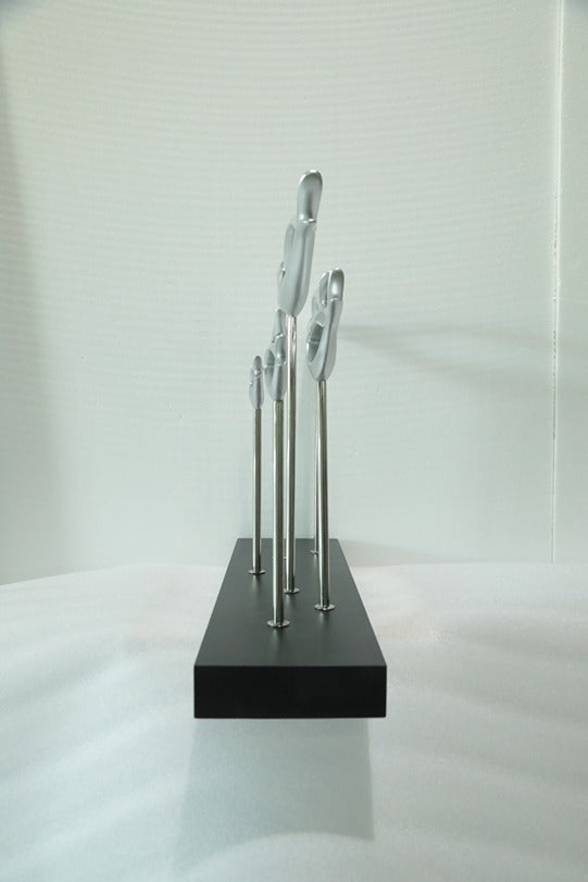 Floating Discs Resin Sculpture artistic sculpture by Artsmiley