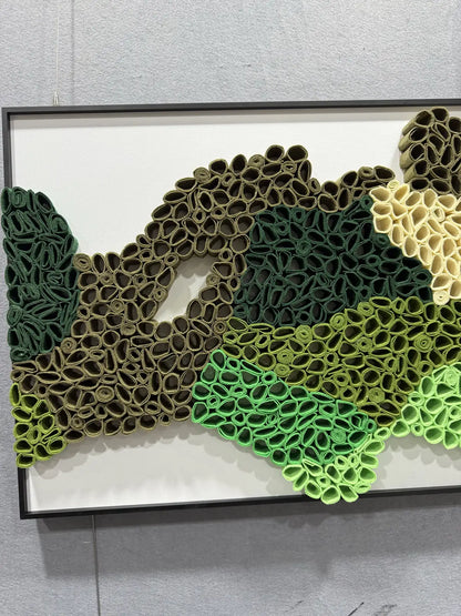 Sand Acrylic Abstract Wall Art Landscape Design | Art Smiley Decor UAE