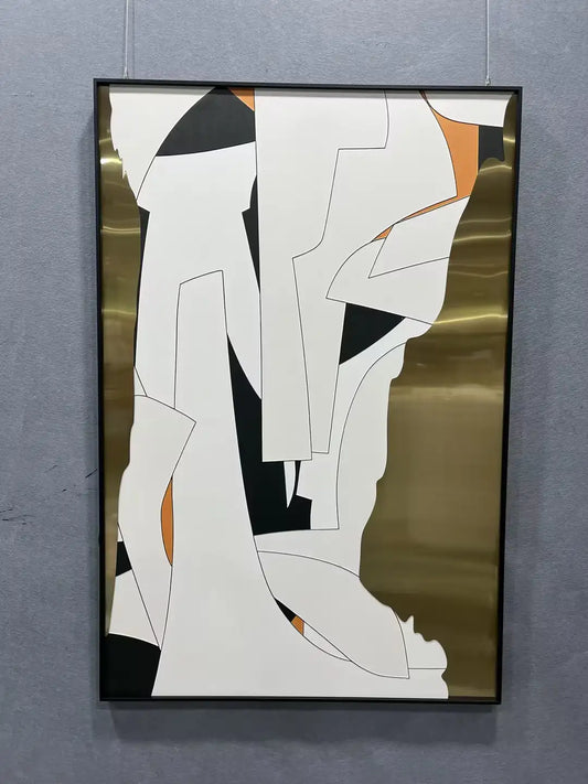 Precision Modern Decorative Wall Art Vertical Design | Art Smiley Decor UAE