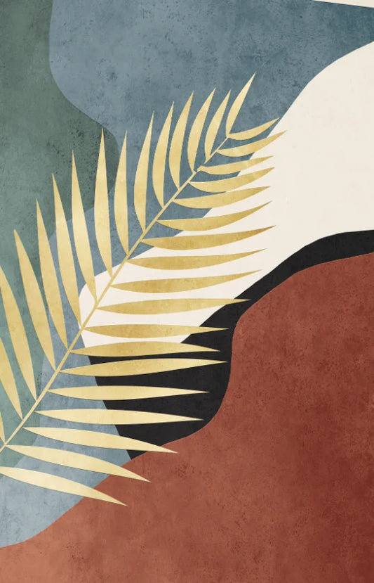Palm Leaf Poster Abstract