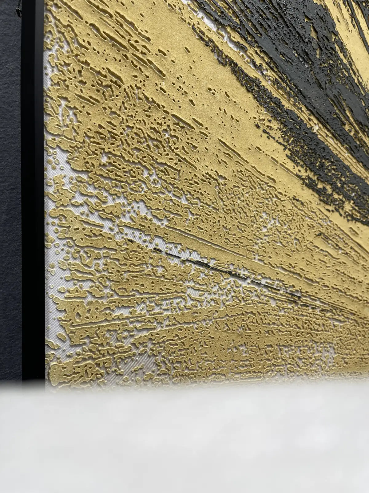 Expressive Hand Painted Abstract Wall Art Vertical Design | Art Smiley Decor UAE