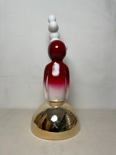 Balloon Figure Red Resin Sculpture artistic sculpture by Artsmiley