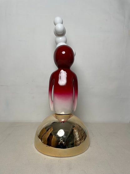 Balloon Figure Red Resin Sculpture artistic sculpture by Artsmiley