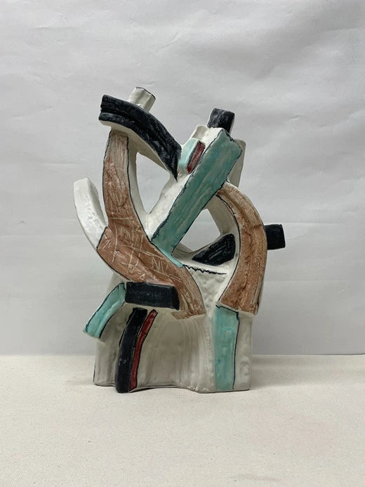 Modern Loop Ceramic Sculpture