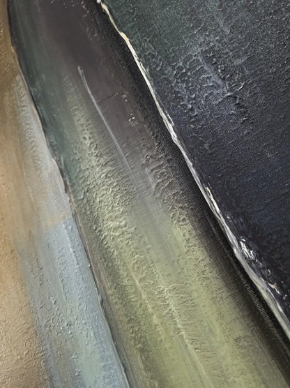 Rough Hand Painted Abstract Wall Art Vertical Design | Art Smiley Decor UAE