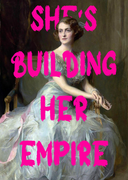 She S Building Her Empire Typography