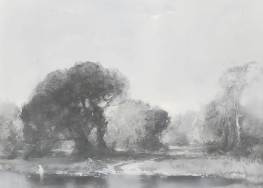 صورة ظلية شجرة عاصفة