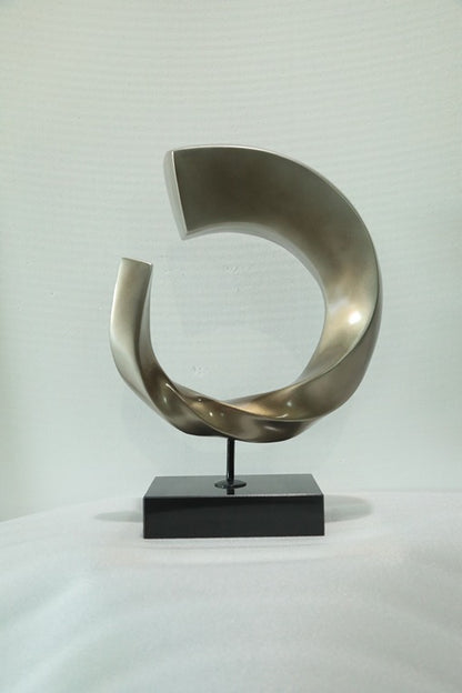 Crescent Moon Resin Sculpture artistic sculpture by Artsmiley