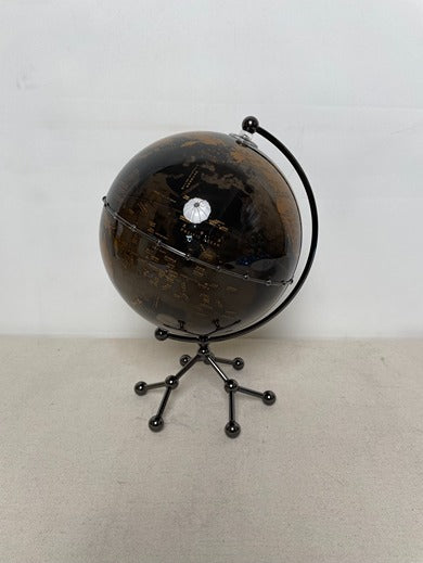 Golden Black Globe Acrylic Sculpture artistic sculpture by Artsmiley