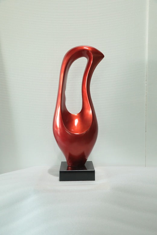 Red Drop Resin Sculpture artistic sculpture by Artsmiley