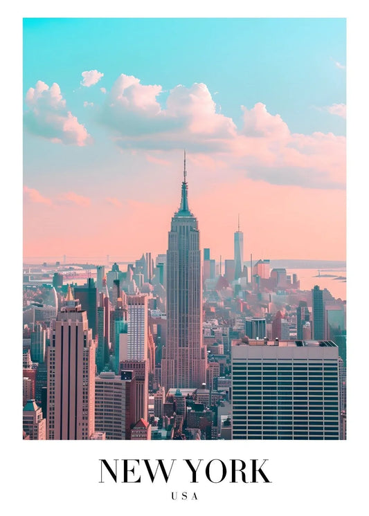 Elegant Portrait of New York Usa