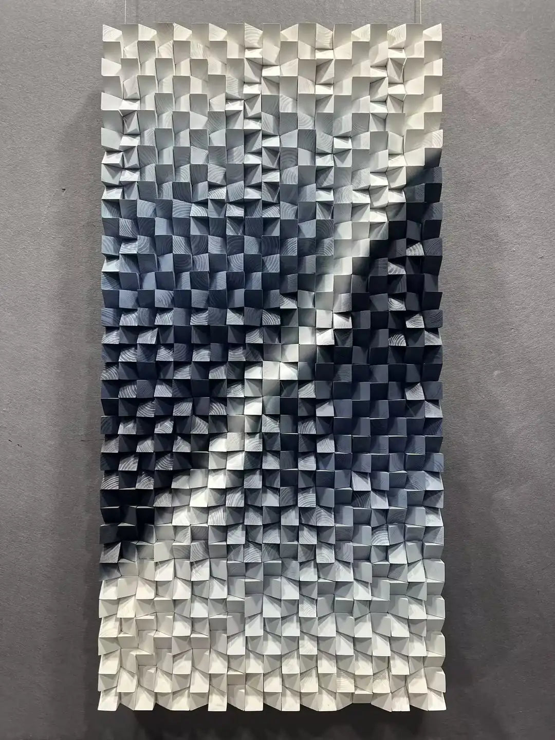 Vivid Hand Painted Abstract Wall Art Vertical Design | Art Smiley Decor UAE
