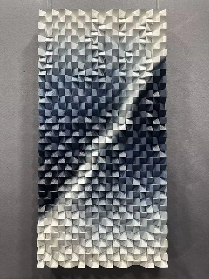 Vivid Hand Painted Abstract Wall Art Vertical Design | Art Smiley Decor UAE
