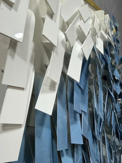 Sharp Modern Decorative Wall Art Vertical Design | Art Smiley Decor UAE