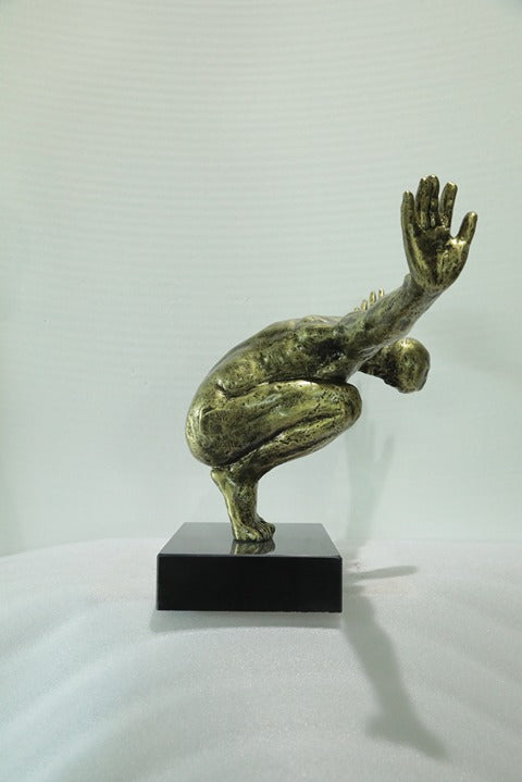 Bull Horns Resin Sculpture artistic sculpture by Artsmiley