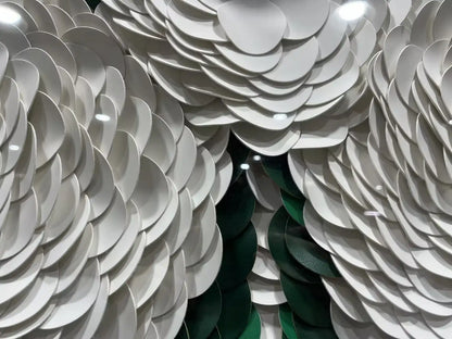Tanned Leather Texture Abstract Wall Decor Landscape Design | Art Smiley Decor UAE