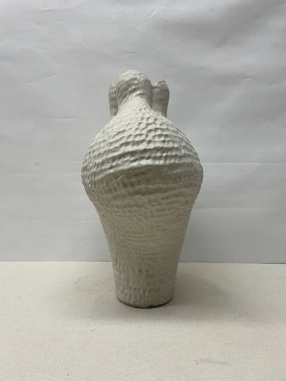 White Coral Ceramic Vase
