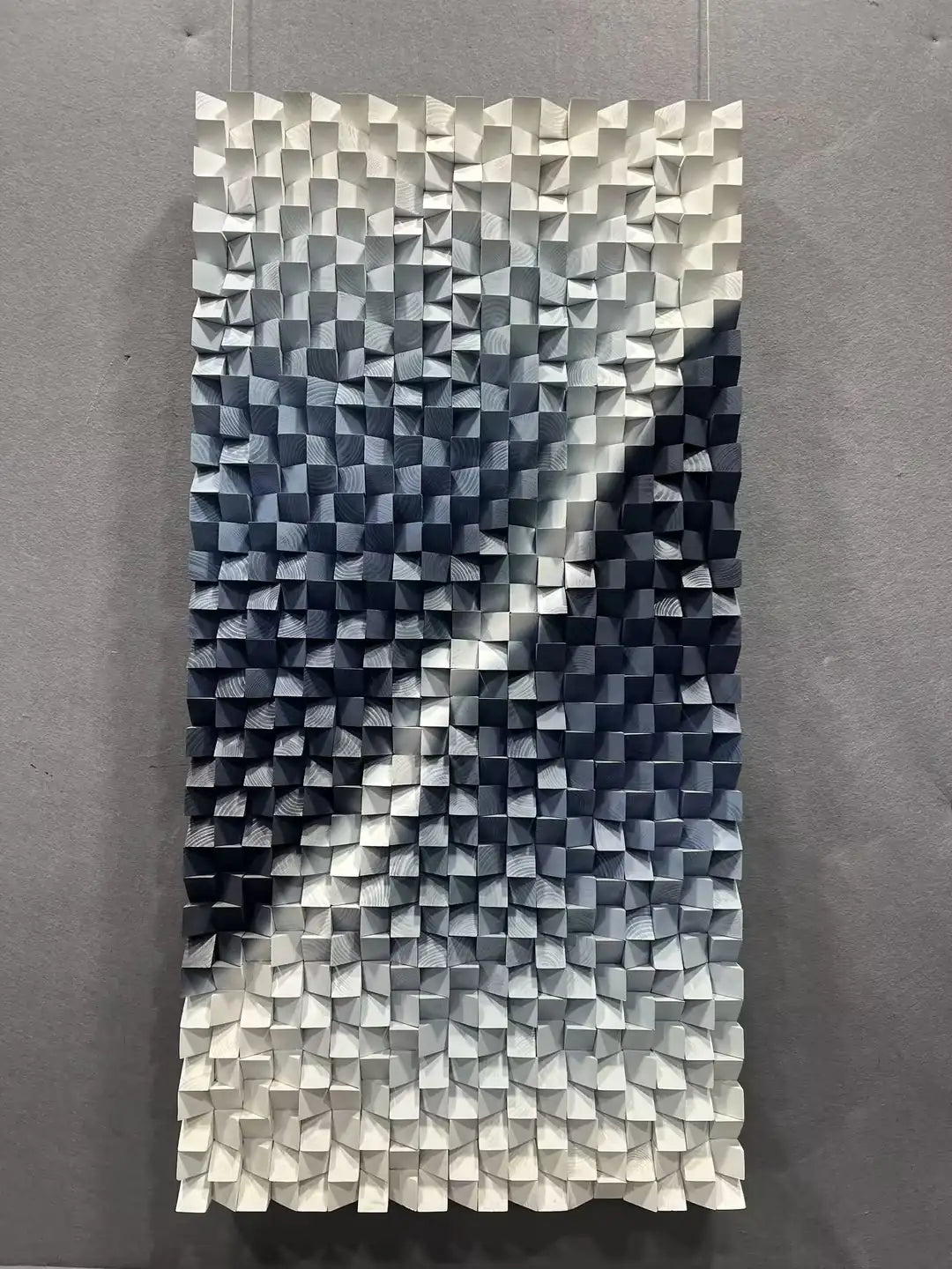 Vivid Hand Painted Abstract Wall Art Vertical Design | Art Smiley Decor UAE
