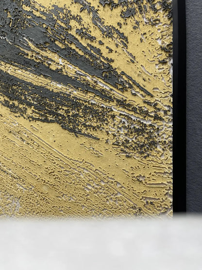 Expressive Hand Painted Abstract Wall Art Vertical Design | Art Smiley Decor UAE