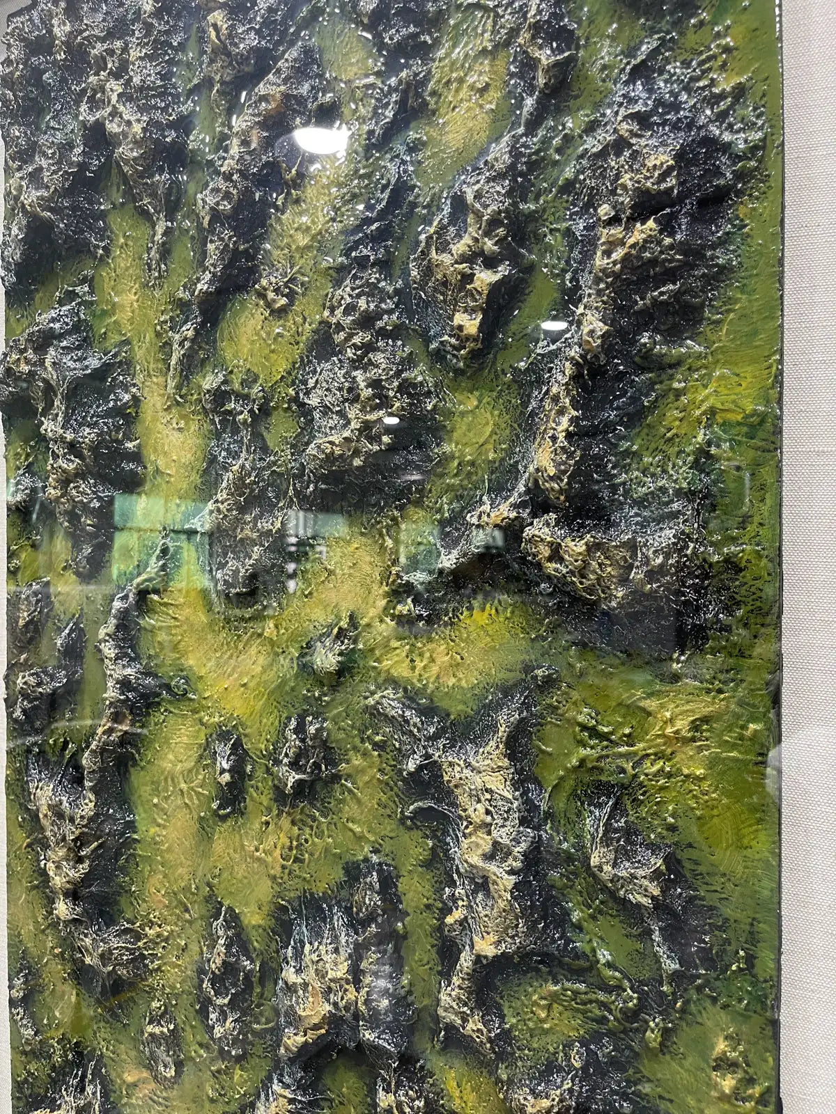 Sand Acrylic Abstract Wall Art Vertical Design | Art Smiley Decor UAE