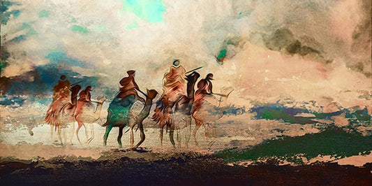 Mirage Muse Camel wall art