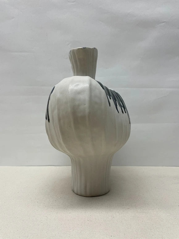Ink Drip Ceramic Vase