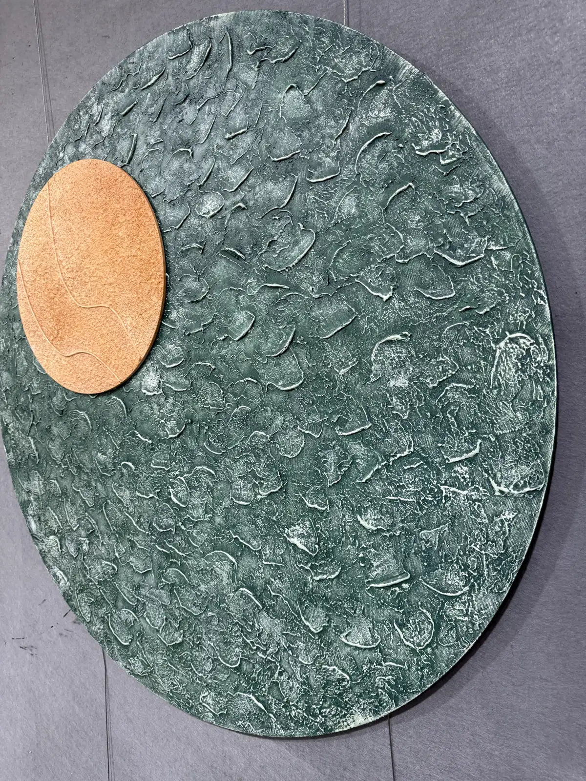 Clean Modern Decorative Wall Art Round Design | Art Smiley Decor UAE