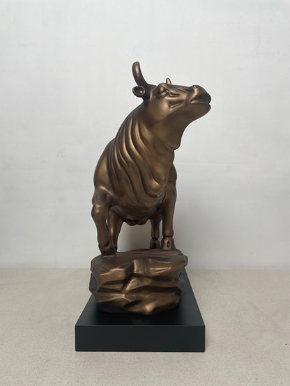 Bull Bronze Sculpture artistic sculpture by Artsmiley