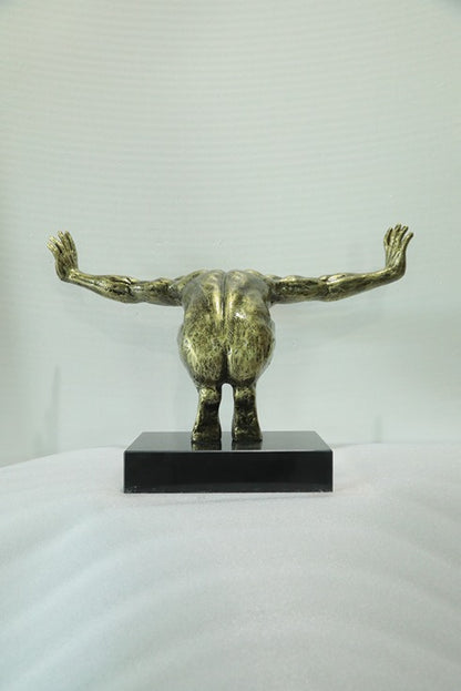Bull Horns Resin Sculpture artistic sculpture by Artsmiley