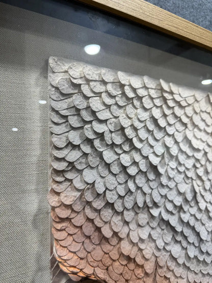 Flowing Paper Art Contemporary Wall Decor Vertical Design | Art Smiley Decor UAE