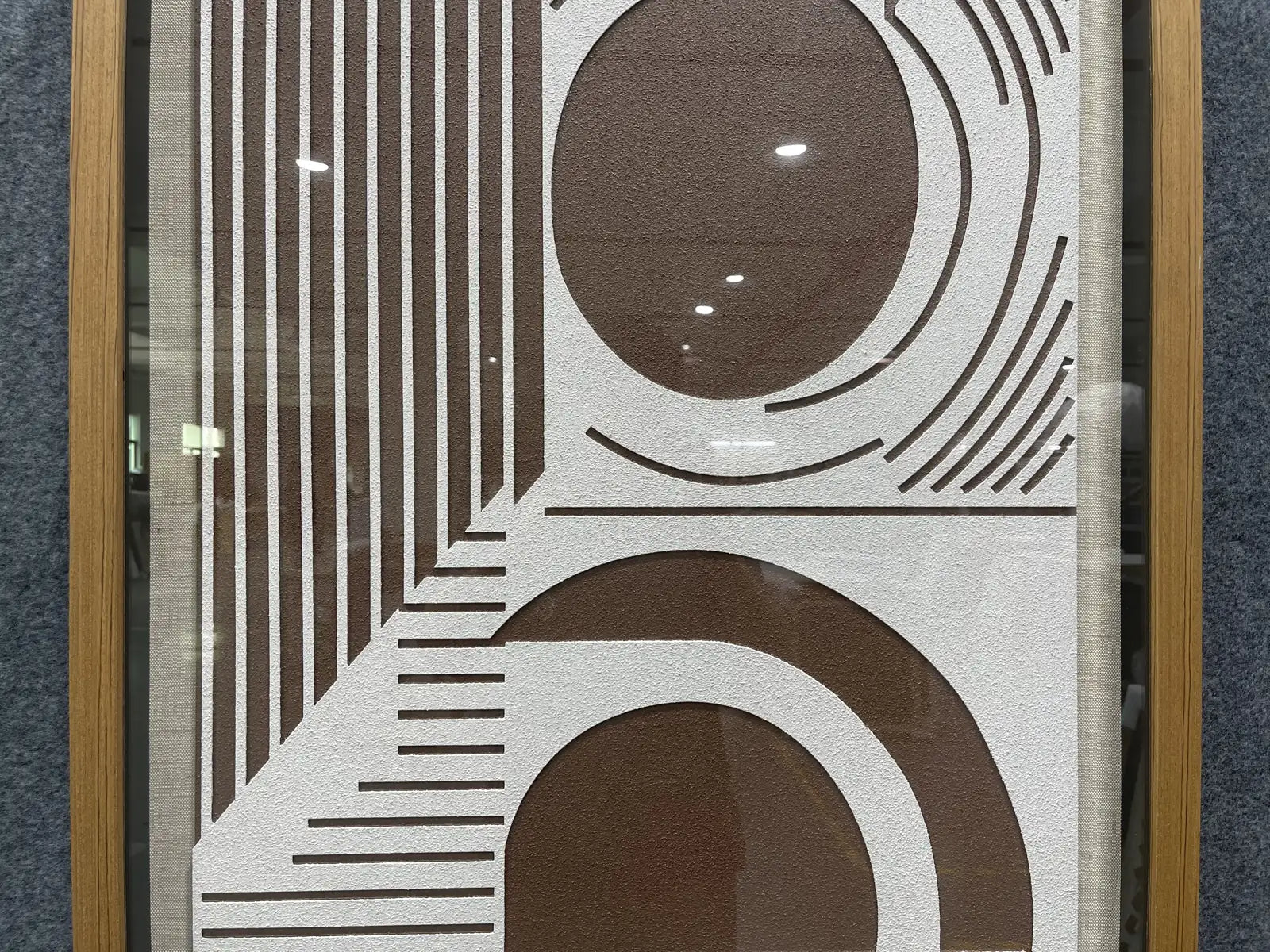Nordic Acrylic Abstract Wall Art Vertical Design | Art Smiley Decor UAE