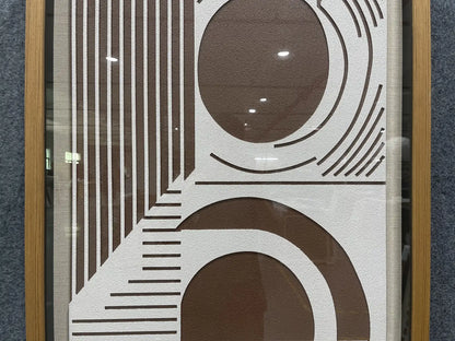 Nordic Acrylic Abstract Wall Art Vertical Design | Art Smiley Decor UAE