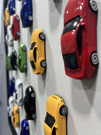 Toy Car Shadow Box Wall Decor Square Design | Art Smiley Decor UAE