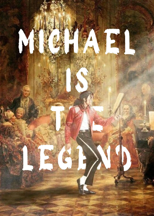 Michael Is To Legend Typography