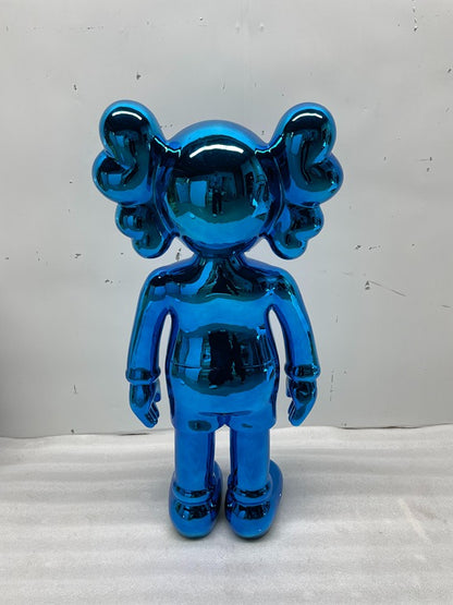 Blue Bear Fiberglass Sculpture