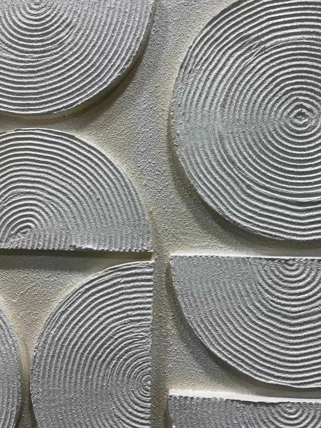 Grain Wood Carving Hand Painted Wall Art Square Design | Art Smiley Decor UAE