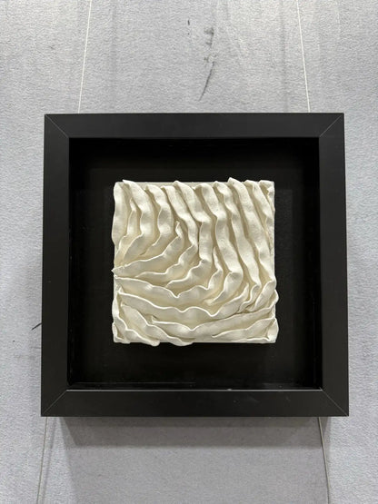 Ceramic Hand Painted Wall Art Square Design | Art Smiley Decor UAE