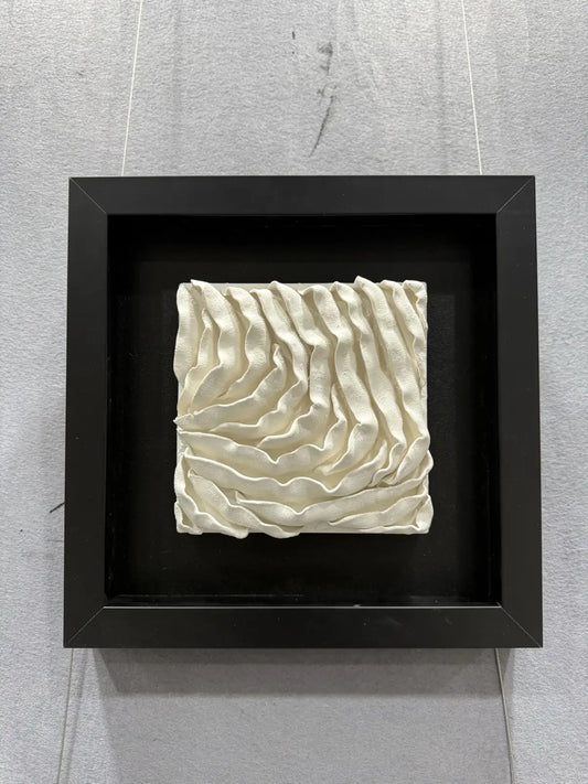 Ceramic Hand Painted Wall Art Square Design | Art Smiley Decor UAE