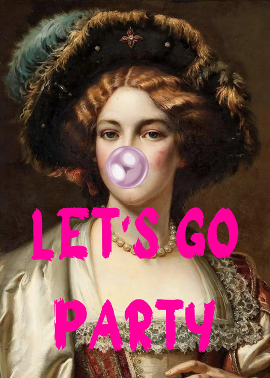 Let S Go Partn Typography