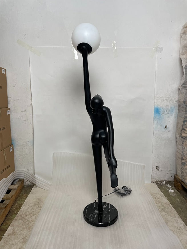 Minimal Figurative Fiberglass Sculpture