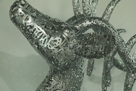 Antler Metal Led Sculpture artistic sculpture by Artsmiley