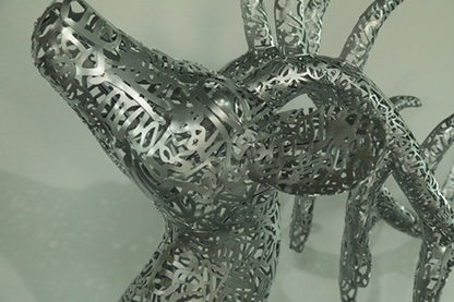 Antler Metal Led Sculpture artistic sculpture by Artsmiley